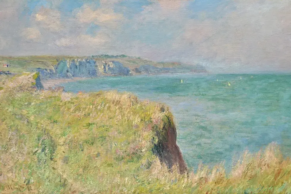 Claude Monet's 'Bord des falaises à Pourville' (1882)