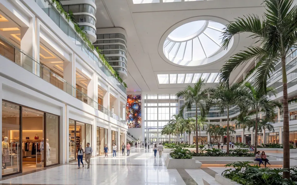 Triple storey shopping mall