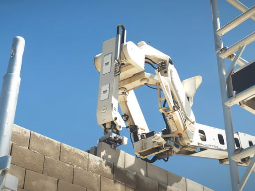 World's Fastest Brick-Laying Robot Arrives in America