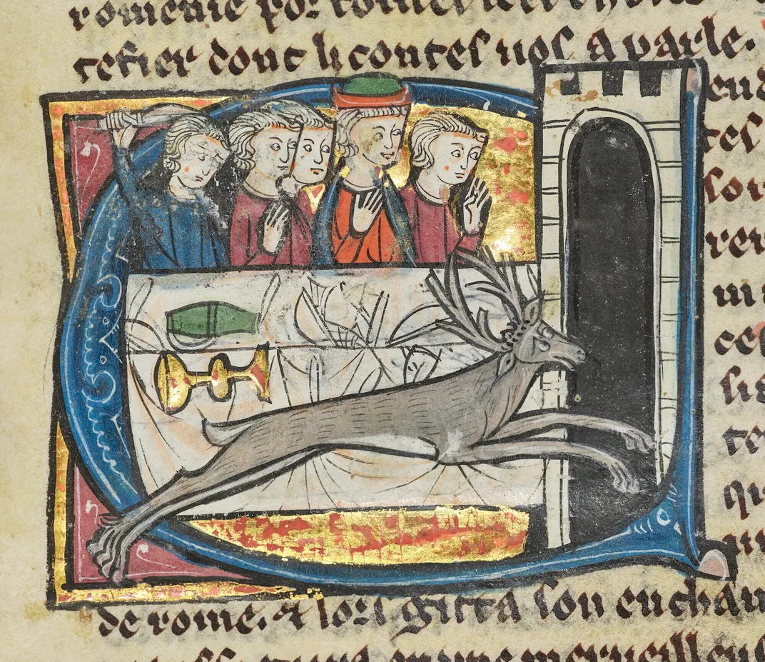 An image of Merlin as a deer