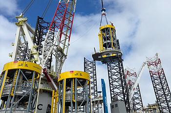 The installation of the first fully commissioned monopile foundation for Hornsea 3