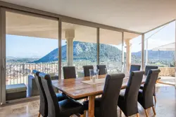 villa calvario pollensa dining room