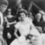 future president John F. Kennedy marrying Jacqueline Bouvier in Newport, Rhode Island
