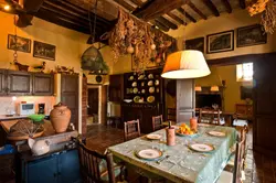 villa montefiori tuscany kitchen