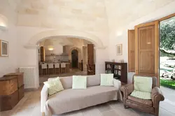 masseria ferrantino puglia vaulted open plan living space