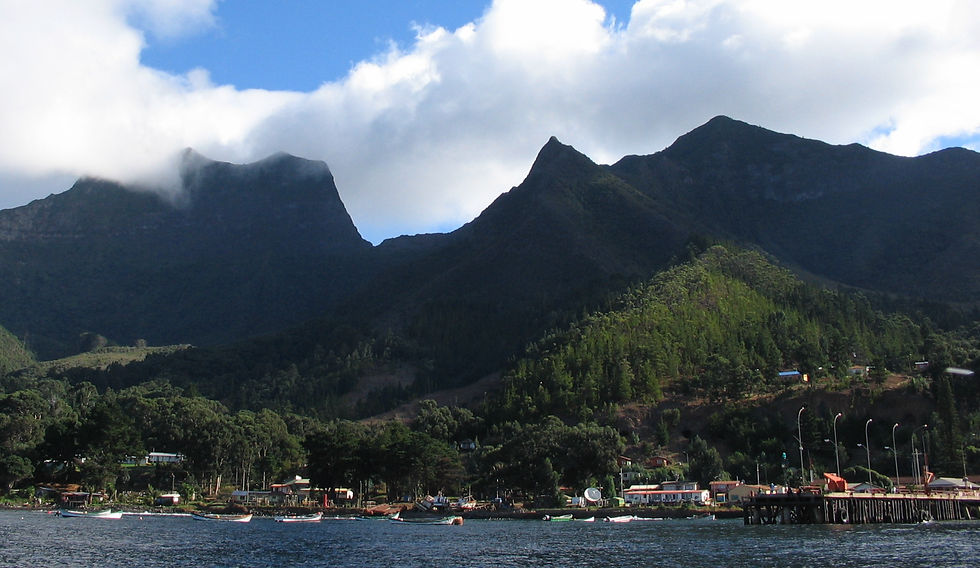 Part of the Juan Fernandez archipelago