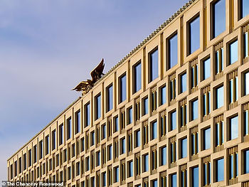 facade of the former US Embassy in London