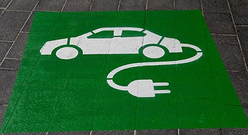 EV charging sign