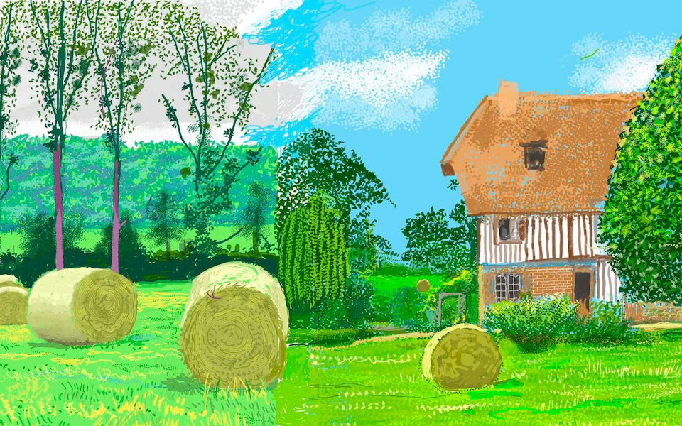 Hockney's Normandy home