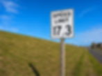 17.3 mph speed limit sign