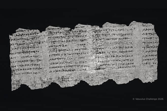 a nearly five-foot-long segment of PHerc. 1667 papyrus scroll