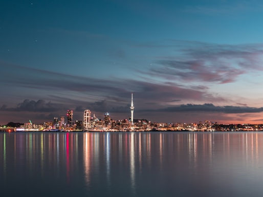 Auckland skyline at night