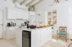 villa gaia corfu modern kitchen