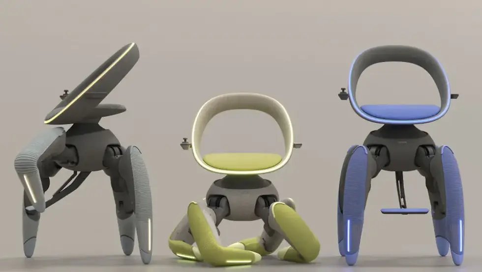 Walk Me, a four-legged autonomous chair designed to transform mobility