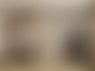 Built-in bedroom wardrobe in pale grey and white