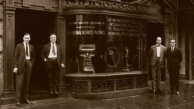Original shopfront of International Business Machines Corporation