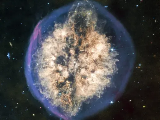 A dying star known as the Exposed Cranium Nebula, or PMR 1