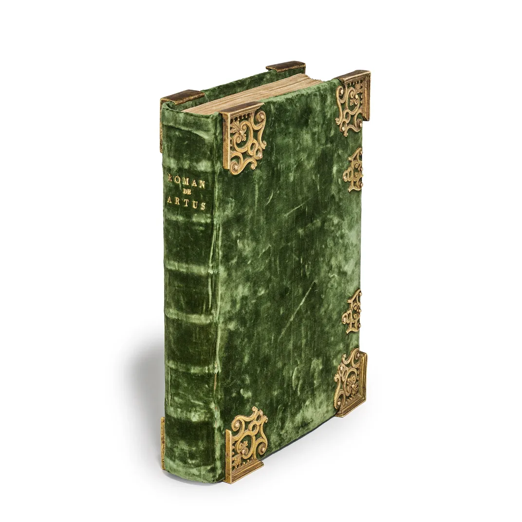 Clermont-Tonnerre Grail bound in green velvet