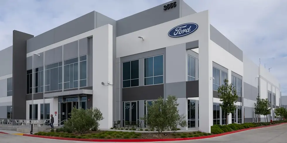 Exterior view of Ford's 'EV Design Center' building