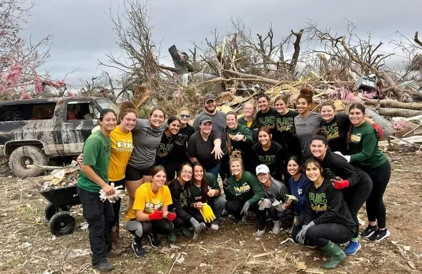 Celebration after engagement ring found in tornado debris