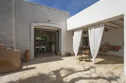 masseria del faro puglia kitchen terrace