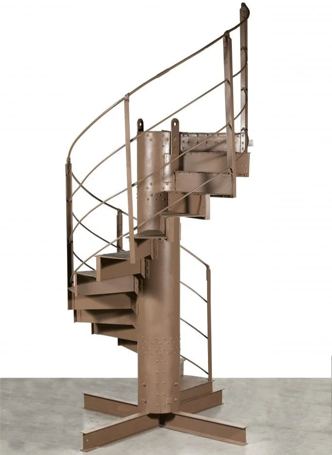 an 8.5-foot section of the Eiffel Tower’s original, vertiginous spiral staircase