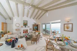 villa gaia corfu open plan living space