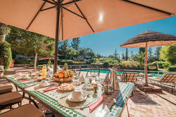 villa basmah essaouira al fresco dining terrace