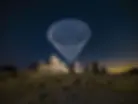 Light cone above the Trona Pinnacles in Alabama