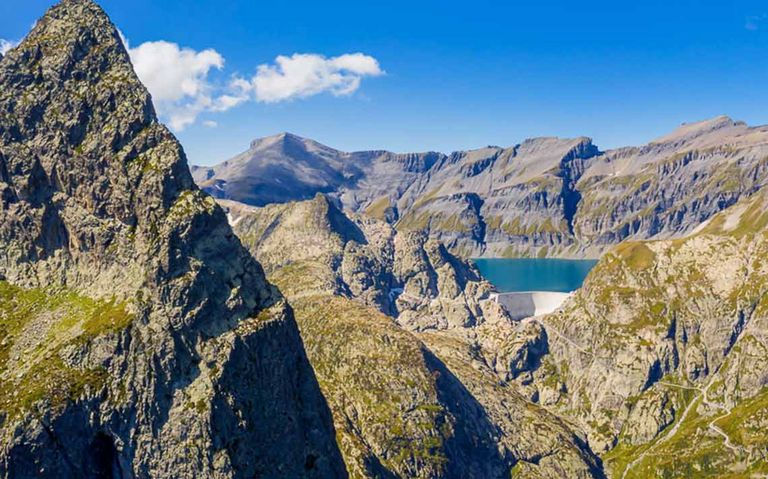 The Vieux Emosson Reservoir in Switzerland