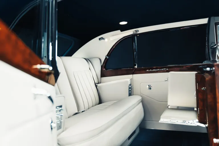 Lunaz Phantom V luxury cream leather interior