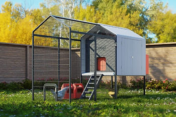 New high tech chicken coop made in Texas