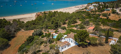 aerial view of bay cottage algarve