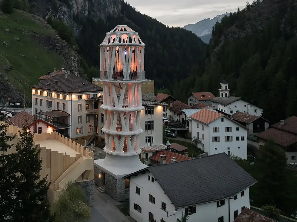 Tor Alva, the world's tallest 3D-printed building