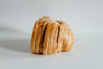 Loaf of sliced white bread