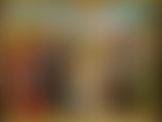 Central panel of an oil and gold triptych from an almshouse in Dorset, England