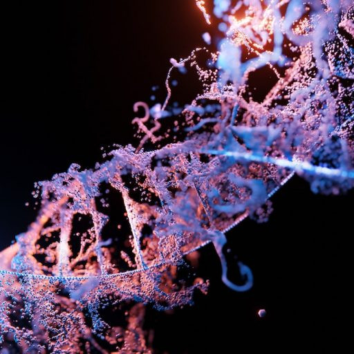 Graphic of a DNA signature