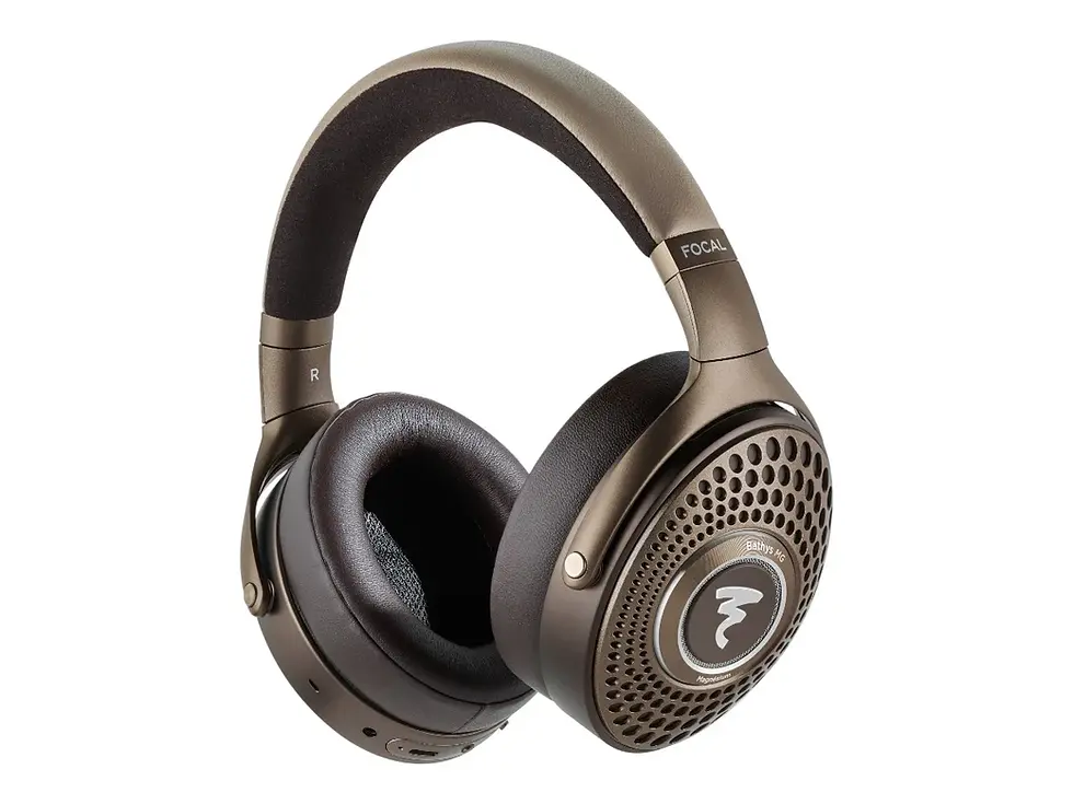Pair of black over-ear Moon Audio headphones
