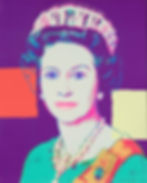 An Andy Warhol portrait of the late Queen Elizabeth II