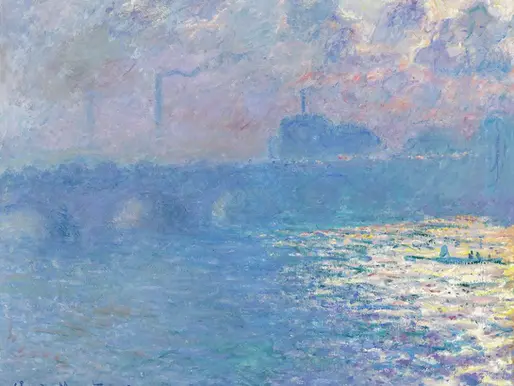 Claude Monet, Waterloo Bridge, Sunlight Effect, dated 1903