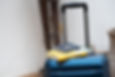 Suitcase with a U.S. passport placed on top