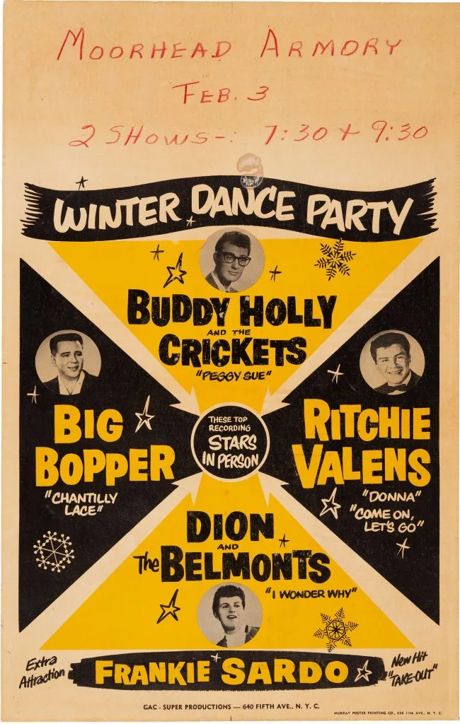 Buddy Holiday 1969 concert poster