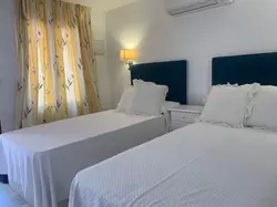 marbella villa twin bedroom