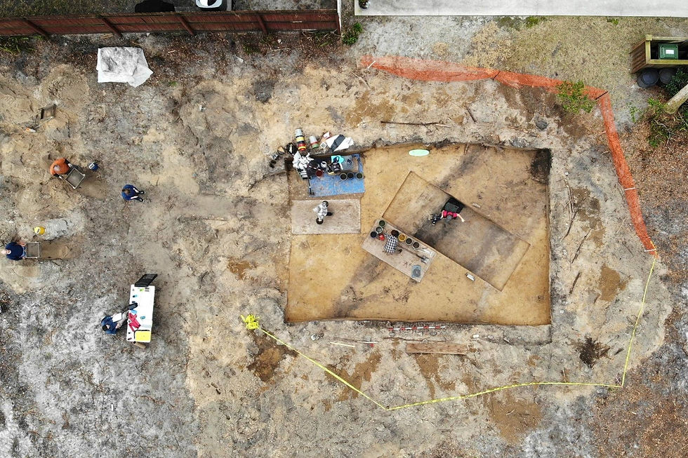 City of St. Augustine Archaeology Program dig site