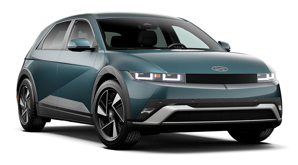 Hyundai IONIQ 5 in teal green