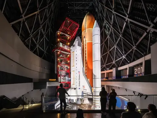 Unique 'Ready to Launch' Display of Space Shuttle Endeavour in a purposely built museum hall