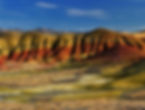the Painted Hills at John Day Fossil Beds National Monument in Oregon