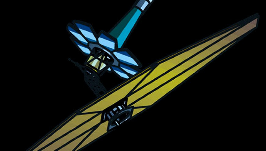 Graphic of the James Webb Space Telescope