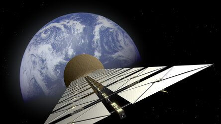 Solar power harvested in Space