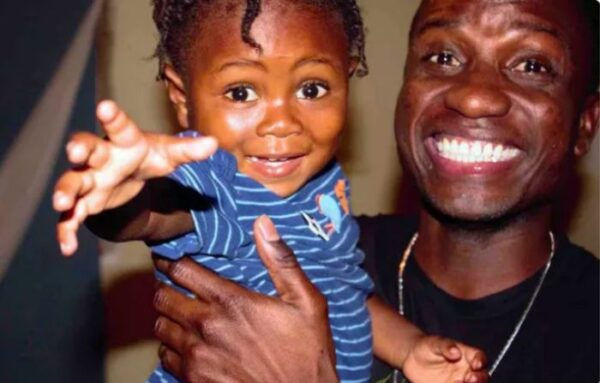Jimmy holding Emilio